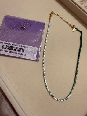 By Alexa Rae - Ombre Emerald Green and White